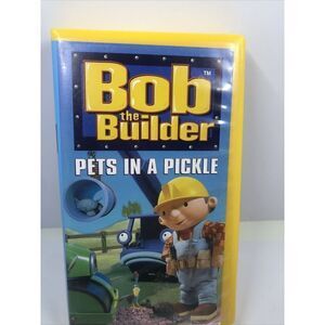 Bob the Builder Pets in a Pickle VHS Video Tape Clamshell Case. Please Read